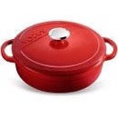Resim Kitchenware L'amour Kırmızı Sığ Döküm Tencere 24 Cm Voeux