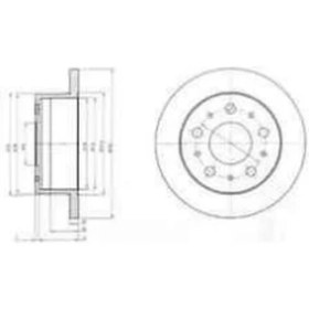 Resim Delphi BG4099 Arka Fren Disk Aynası Boxer Jumper Ducato Tüm Modeller 18Q 16 Jant 2.0 Hdı 2.2 Hdı 2.8hdı 2.8hdı 00 13 51856411 