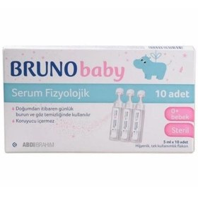 Resim Bruno Baby Serum Fizyolojik 5ml x 10 Flakon 