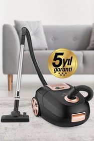 Resim GoldMaster Avantajlı Ikili Set Paketi Toz Torbalı Elektrikli Süpürge Seramik Tabanlı Buharlı Ütü 