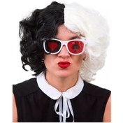 Resim Riota Cruella Kıvırcık Karnaval Peruk 222401741 Beyaz 