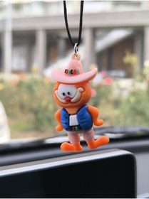 Resim Esey Dizayn Garfield Araba Dikiz Ayna Süsü - Vantuzlu Cam Süsü 