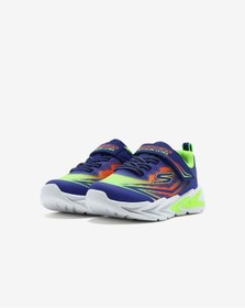 Resim Skechers Flexglow Ultra Küçük Erkek Çocuk Mavi Işıklı Spor Ayakkabı 400139n Blmt Mavi 