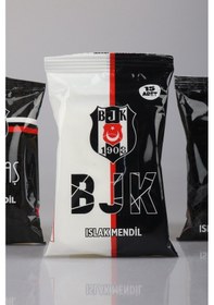 Resim Dekomus İle Yeni Sezon Lisanslı Beşiktaş "tekli" Islak Mendil 15 Yaprak 