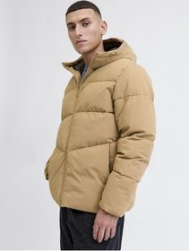 Resim Jack & Jones Jjglobal Puffer Jacket Kapüşonlu Kışlık Erkek Mont Cok Renklı 