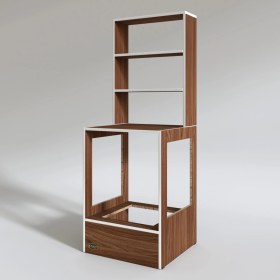 Resim Kenzlife ankastre fırın dolabı nevgece cvz 165*60*56 mutfak eko düz 