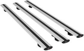 Resim Kia Stonic 2018 ve Sonrası ile uyumlu BASIC Model Ara Atkı Tavan Barı GRİ 3 ADET 