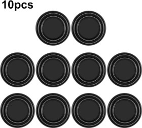 Resim Youmex Araba Kapısı Darbe Emici Silikon Tampon - Suv, Kamyonlar İçin Evrensel, Sürtünme Ve Çizik Koruması, Siyah Etiketsiz, 10 Adet 