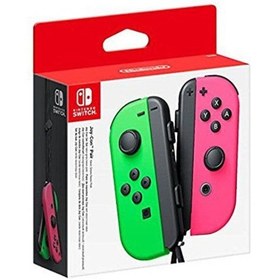 Resim Nintendo Switch Joycon Oyun Kolu Controller Neon Pink Green 