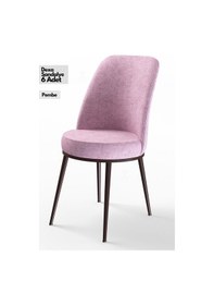 Resim Canisa Concept Canisa Dexa Serisi 1.sınıf Yemek Ve Mutfak Sandalyesi , 6 Adet , Pembe , Ayaklar Kahverengi Sandalye Pembe Ayaklar Kahve 