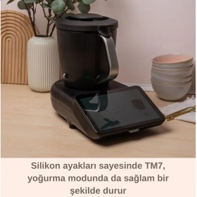 Resim Naturalp Wundermix Thermomix Tm7 Mutfak Robotu Için 3'lü Silikon Ayak Seti 