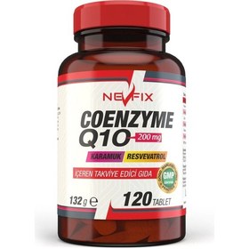 Resim Nevfix Coenzyme Q10 200 MG Koenzim Q10 120 Tablet 