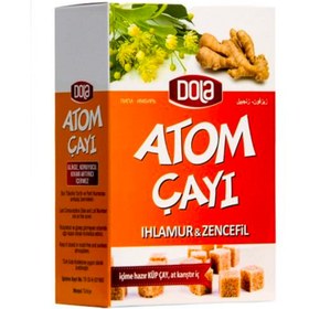 Resim DOLA GIDA Atom Çayı Ihlamur & Zencefil 135g 