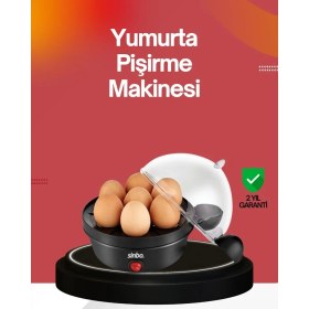 Resim Uravas Store 7 Yumurtalık Buharlı Yumurta Pişirme Cihazı Otomatik Kapanma Özellikli 