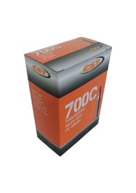 Resim Cst 700X18/25C Yol Bisikleti Iç Lastiği Ince Sibop Fv48 Siyah - Yeşil 