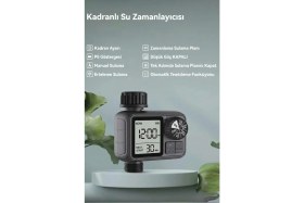 Resim Konk Tools Akıllı Bahçe Sulama Dijital Su Zamanlayıcısı - LCD Ekranlı, Ipx5 Su Geçirmez, Hassas Ayarlı 