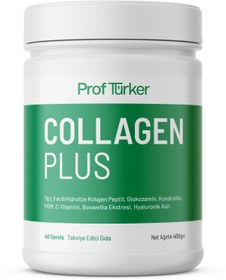 Resim ProfTürker Collagen Plus 400gr - Kolajen Glukozamin Kondroitin MSM Boswellia Takviyesi - Aromasız 