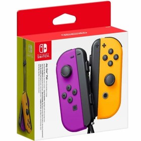 Resim Nintendo Switch Joycon Oyun Kolu Neon Purple & Orang Distribütör 