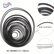 Resim 0.7mm/1mm Kayıt Makinesi Kauçuk Kasnaklar, 40-190mm Teyp Oynatıcı Tamir Bakım Karışık Tepeli Gönder (50 Adet), Kaset Kaydedici Kemeri, Ses Ekipmanları Tamiri,Kasetçalar Parçaları,Hassas Uyumlu Kemer,Kompakt Yedek Kayış,Yüksek kaliteli Kauçuk,Pürüzsüz Yüzeyli Kayış,Vintage Elektronik Tamiri,Ses Teknisyenleri 