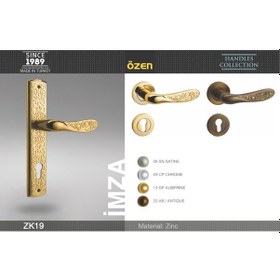 Resim Kapı Kolu Zk19 Imza Titayum Aynalı Oda 