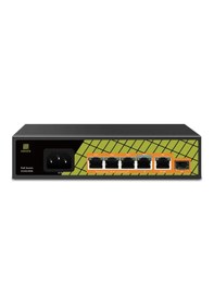 Resim Genata Gnt-p1006ga, 4 Port, Gigabit, Poe 60w, 2 Port Uplink Gigabit, 1 Port Sfp, Yönetilemez, Masaüstü Switch 