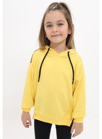 Resim Toontoy Kız Çocuk Nakışlı Sweatshirt Koyu Sarı 