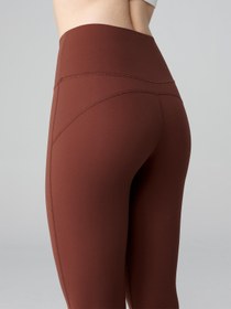 Resim UP&FIT Tayt Push Up Light Bootcut Brown - Brown / One Size 