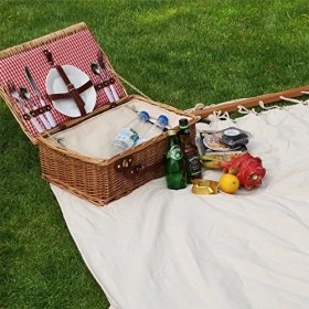 Resim Esranın Dünyası Songmıcs GDC22M Hamak, Dış Mekan Çok Kişilik, Çubuk Hamak, 200 x 150 Cm, Tüv Rheinland, 300 Kg, Bej 