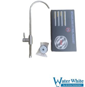 Resim Water White Paslanmaz Çelik Su Arıtma Musluğu Paslanmaz Çelik 