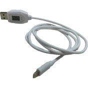 Resim Ncpline Apple iPhone Ayfon Uyumlu Amper Voltaj Göstergeli Şarj Kablosu 