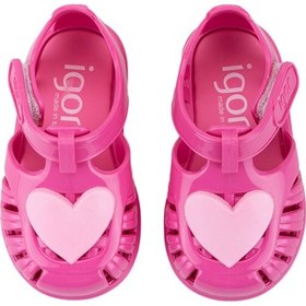 Resim Igor Tobby Gloss Love Kız Çocuk Fuşya Sandalet S10310-007 Fuşya 