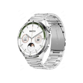 Resim RW44 Watch GT4 Amoled Ekran Android İos HarmonyOs Uyumlu 3 Kordonlu Akıllı Saat Gümüş 