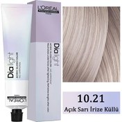 Resim Loreal Professionnel Dia Light - Amonyaksız Saç Boyası No: 10.21 Açık Sarı İrize Küllü 50ml 