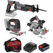 Resim Kraftixx by Einhell Akülü Daire Testere Tilki Kuyruğu Dekupaj Set 