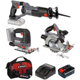 Resim Kraftixx by Einhell Akülü Daire Testere Tilki Kuyruğu Dekupaj Set 