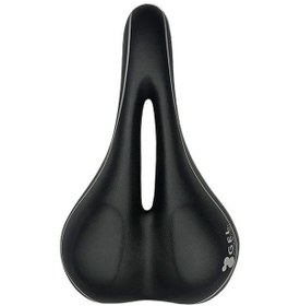 Resim San Marino Sm-77 Jel Dolgulu Flow Bisiklet Selesi Siyah 