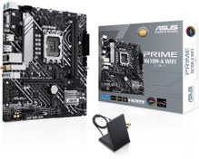 Resim Asus PRIME H610M-A WIFI 5600mhz(OC) RGB M.2 1700p mATX DDR5 Anakart 
