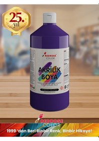 Resim Red Rose Mor Akrilik Boya 1 KG 