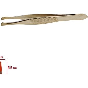 Resim efmues Cımbız sarı renk kartelalı kaliteli cımbız Halley cımbız düz uç 