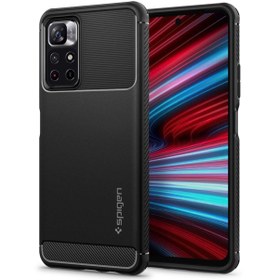 Resim Spigen Xiaomi Redmi Note 11T 5G Kılıf Rugged Armor Matte Black - ACS04266 