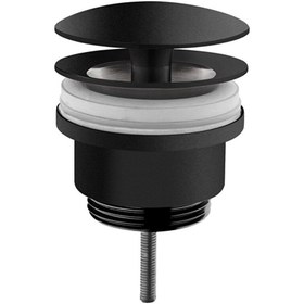 Resim VitrA Origin A4514836 Yuvarlak Lavabo Süzgeci, Universal, Sabit, Mat Siyah 