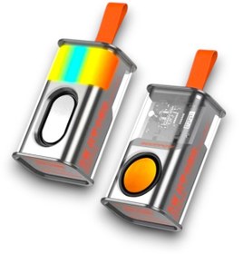 Resim D11 Taşınabilir Rgb Ledli Bluetooth Hoparlör Mor 