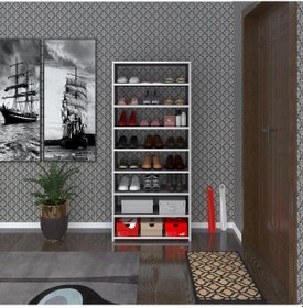 Resim Kenzlife Ayakkabılık Goya Gri 160 70 30 Arkalıksız Ayakkabı Ofis Dolabı İki Bölme Diğer 