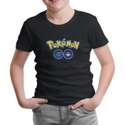 Resim Pokemon Go - Logo Siyah Çocuk Tshirt 