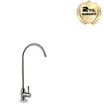 Resim Pemax Water Solutions İnox kaplamalı pirinç gövdeli Su Arıtma Musluğu 