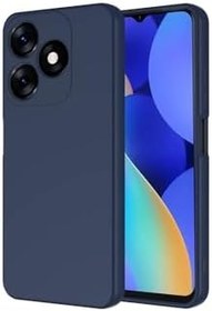 Resim Tecno Spark 10 4G Kılıf Kamera Korumalı iÇi Süet Dokulu Lansman Tipi Silikon ile uyumlu 