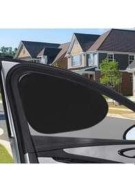 Resim Elmpaly 2 Ve 4 Parça Araç Statik Yapışkanlı Yan Cam Güneşlikleri, Kolay Kurulum, Gizlilik Koruma, Tüm Modellere Uygun 