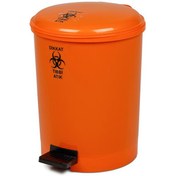 Resim A Kalite Plastik Tıbbi Atık Pedallı Çöp Kovası 20 Litre 