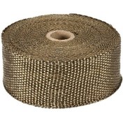 Resim Pazly 10 Metre Titanyum Fiber Egzoz Yalıtımı - %50 Isı Azaltım, 10 Bağ Kelepçesi İçerir 