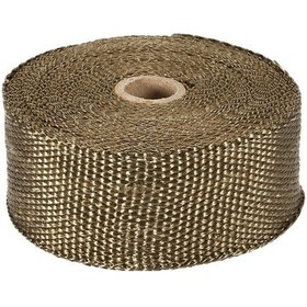 Resim Pazly 10 Metre Titanyum Fiber Egzoz Yalıtımı - %50 Isı Azaltım, 10 Bağ Kelepçesi İçerir 